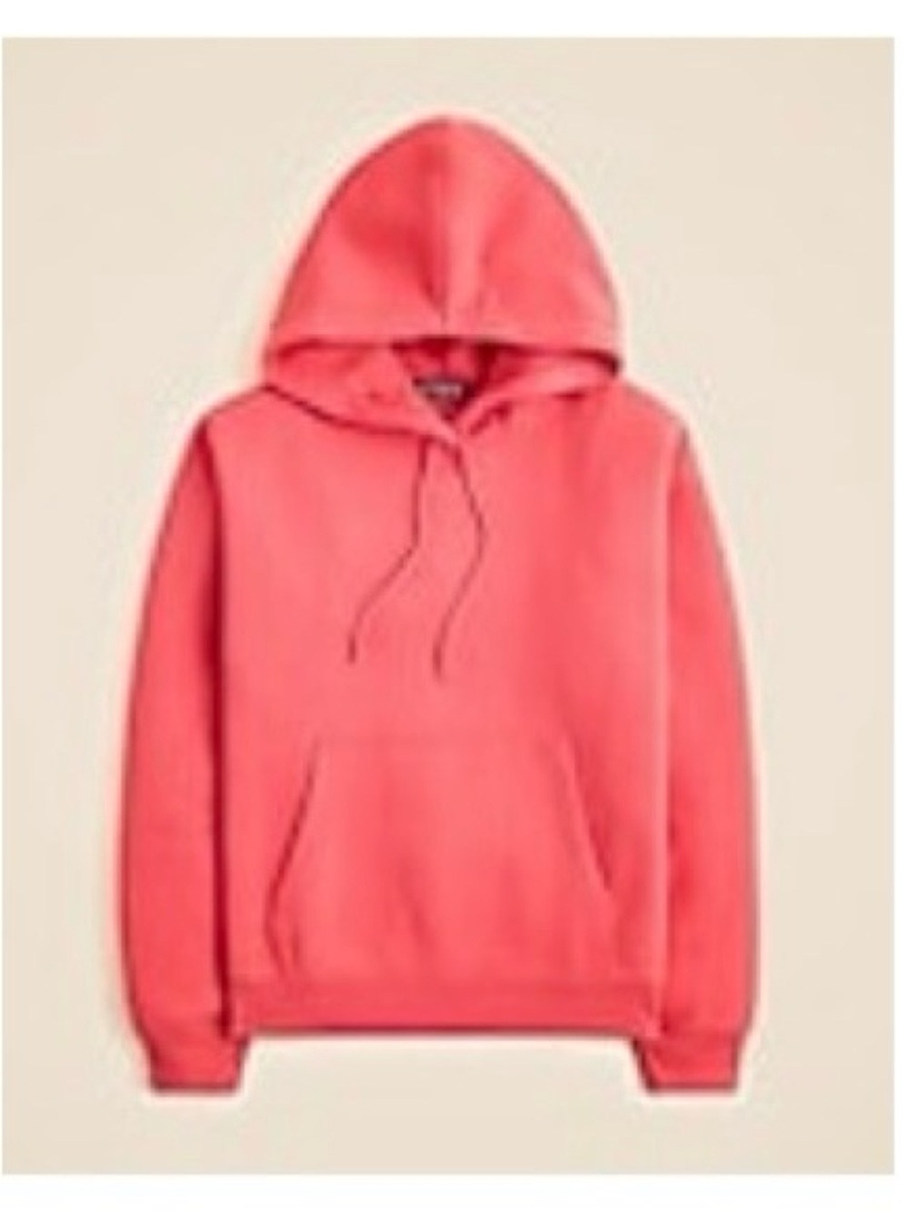 J. Crew Coral Hooded Sweatshirt